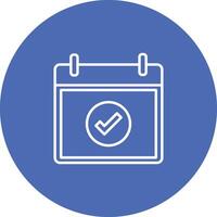 Correct Icon Design Symbol vector