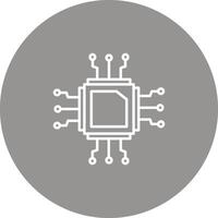 Cpu Icon Design Symbol vector