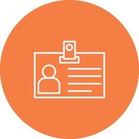 Identification Card Icon Design Symbol vector