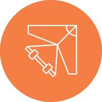 Glider Icon Design Symbol vector
