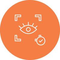 Eye Recognition Icon Design Symbol vector