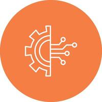 Digital Transformation Icon Design Symbol vector