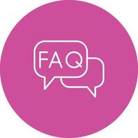 Faq Icon Design Symbol vector