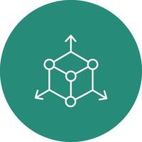 Dimensions Icon Design Symbol vector