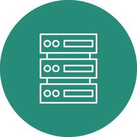Database Icon Design Symbol vector