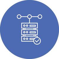 Database Icon Design Symbol vector