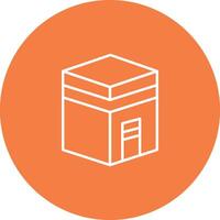 Kaaba Icon Design Symbol vector