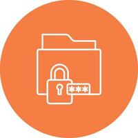 Data Encryption Icon Design Symbol vector
