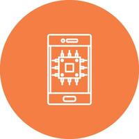 Cpu Icon Design Symbol vector