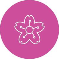 Cherry Blossom Icon Design Symbol vector