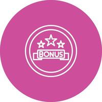 Bonus Icon Design Symbol vector