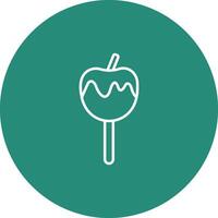 Caramelized Apple Icon Design Symbol vector