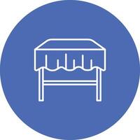 Dining Table Icon Design Symbol vector