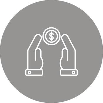 Cost Saving Icon Design Symbol vector