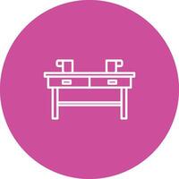 Coffee Table Icon Design Symbol vector
