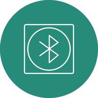 Bluetooth Icon Design Symbol vector