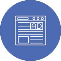 Advertisement Icon Design Symbol vector
