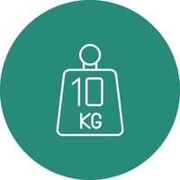 Weights Icon Design Symbol vector