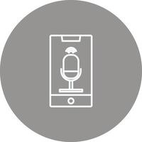 Voice Control Icon Design Symbol vector