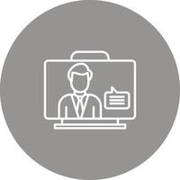 Virtual Assistant Icon Design Symbol vector