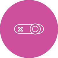 Toggle Icon Design Symbol vector