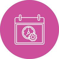 Time Management Icon Design Symbol vector