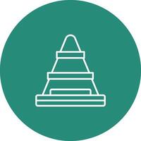 Traffic Cone Icon Design Symbol vector