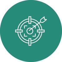 Target Icon Design Symbol vector