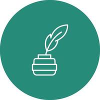 Quill Icon Design Symbol vector