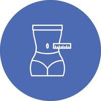 Waist Icon Design Symbol vector