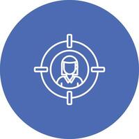 Target Icon Design Symbol vector