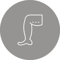 Thighs Icon Design Symbol vector