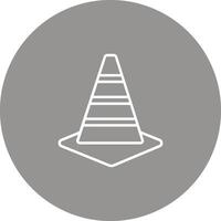 Traffic Cone Icon Design Symbol vector