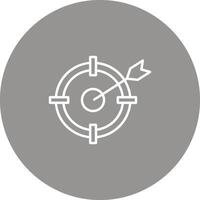 Target Icon Design Symbol vector