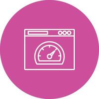 Speed Test Icon Design Symbol vector