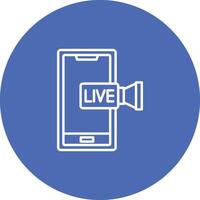 Streaming Icon Design Symbol vector