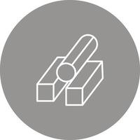 Steel Icon Design Symbol vector