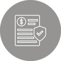 Liability Icon Design Symbol vector