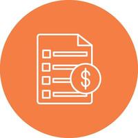 Invoice Icon Design Symbol vector