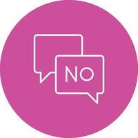 Say No Icon Design Symbol vector