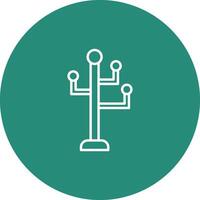 Coat Rack Icon Design Symbol vector