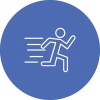 Running Icon Design Symbol vector