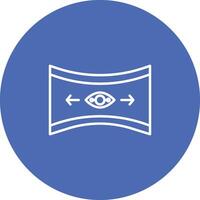 Panoramic View Icon Design Symbol vector