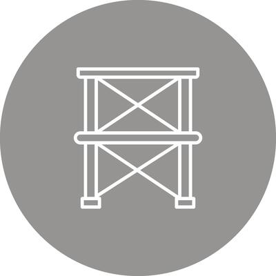 Scaffolding Icon Design Symbol