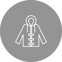 Raincoat Icon Design Symbol vector