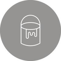 Paint Bucket Icon Design Symbol vector