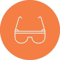 Safety Glasses Icon Design Symbol vector