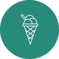 Ice Cream Icon Design Symbol vector
