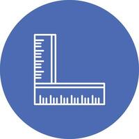 Ruler Icon Design Symbol vector