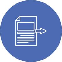 Document Icon Design Symbol vector